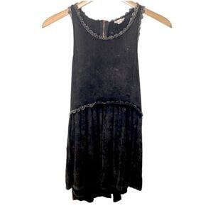 POL | Women’s Charcoal Quarter Zip Back Halter Top, Size S